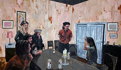 Heads-up, bottoms up, chin chin!